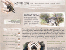 Tablet Screenshot of mindfulnesscare.org